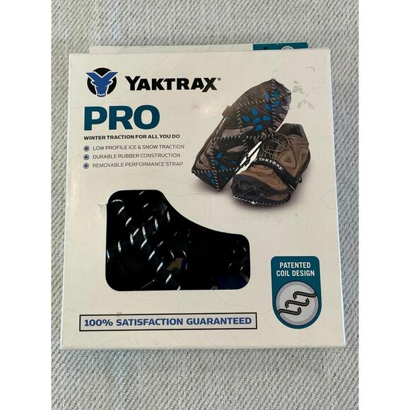 Yaktrax Winter Traction Hiking Walking Cleats Snow Ice Rock - Lightweight, Small - Picture 1 of 4